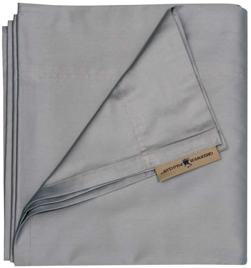 Σεντόνι 2255 Light Grey Greenwich Polo Club King Size 270x280cm 100% Βαμβακοσατέν