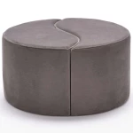 Σκαμπό Alis 825BLC1612 80x80x40cm Mink