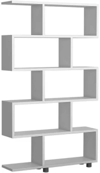 Βιβλιοθήκη Elif 854KLN3601 90x20x156cm White