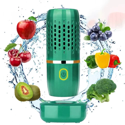 Επαναφορτιζόμενη Συσκευή Καθαρισμού - Πλυντήριο με Τεχνολογία Ηλεκτρόλυσης για Φρούτα, Λαχανικά, Κρέατα & Διάφορα Σκεύη Πράσινο AY-688
