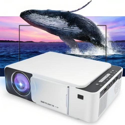 T5 Mini Φορητός Προτζέκτορας LED - Home Theater - HD 1080P 2500lm με Τηλεχειριστήριο
