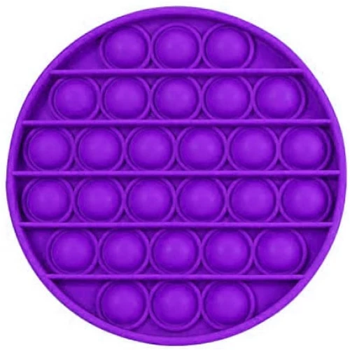 Poppy Αγχολυτικό Παιχνίδι Anti-Stress Ανακούφισης - Fidget Bubble Pop Κύκλος Μωβ