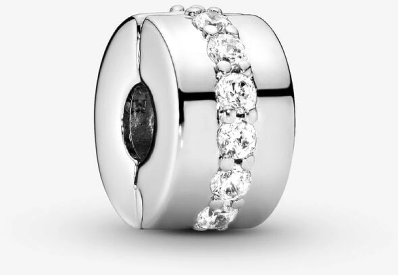 Pandora Σύμβολο με κλιπ με διάφανα Ζιργκόν 791972CZ