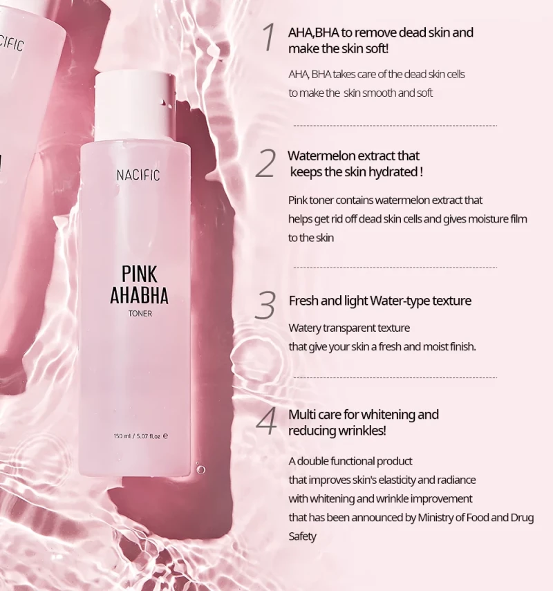 NACIFIC Pink AHABHA Toner 150ml