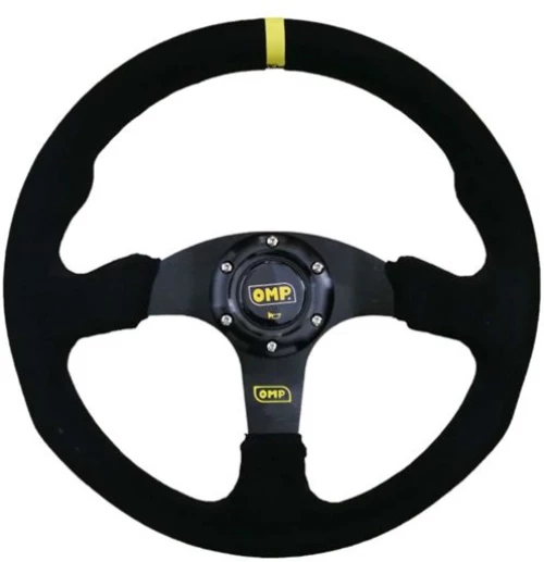 Τιμόνι OMP HW-0229 Μαύρη ραφή