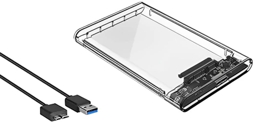 Θήκη για Σκληρό Δίσκο 2.5" SATA III με Σύνδεση USB 3.0 Διάφανη YWX-HDD-USB
