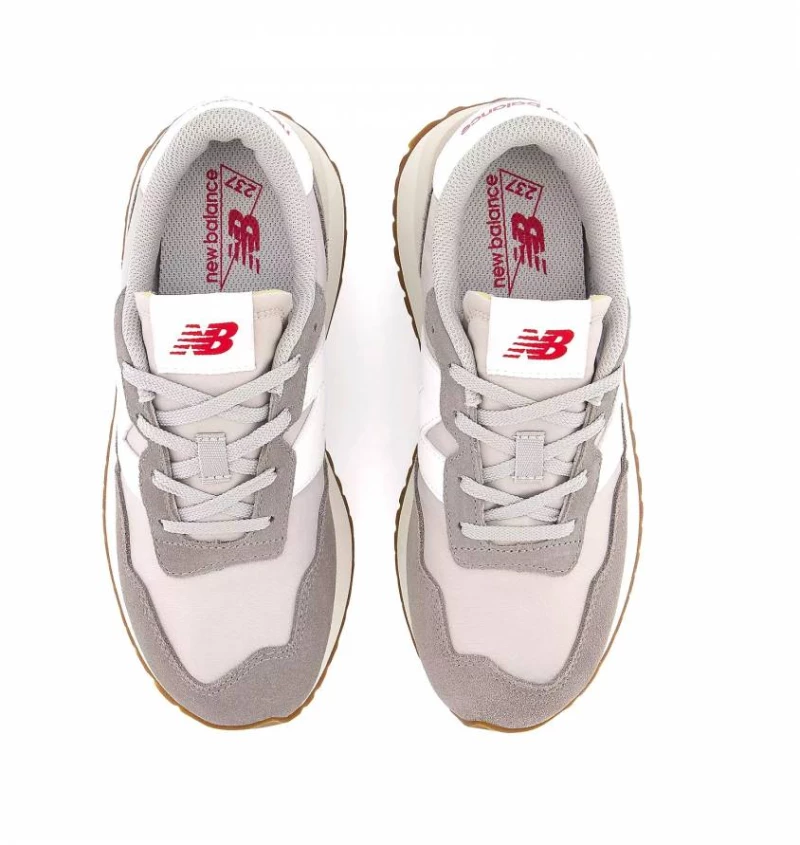 NEW BALANCE 237 UNISEX SNEAKER GRADESCOOL GS237PE GREY/WHITE