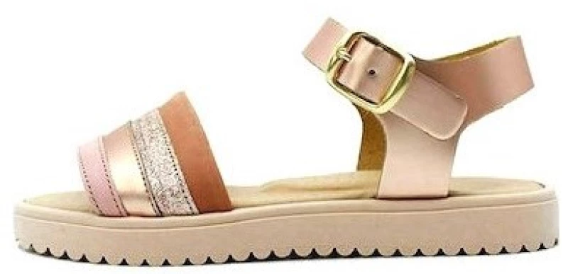 RICCO MONDO LEATHER SANDALS GIRLS COPPER T 3091 N1