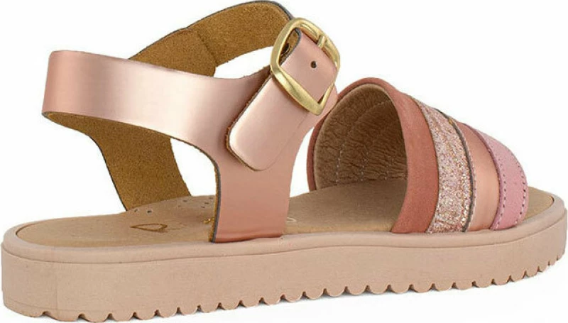 RICCO MONDO LEATHER SANDALS GIRLS COPPER T 3091 N1