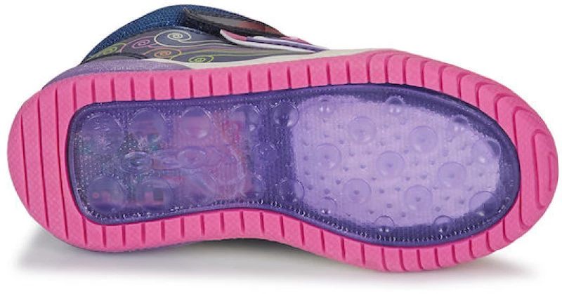GEOX J INEK G J36ASB 0NFEW C4243 NAVY/MULTICOLOR LIGHTS SNEAKERS