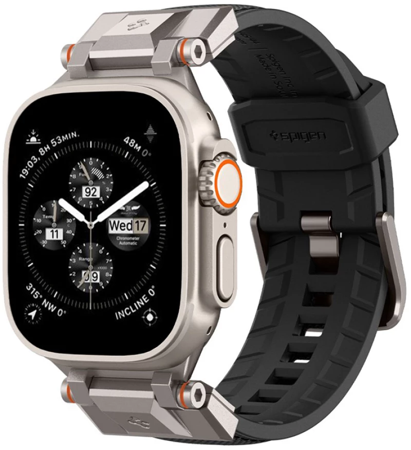 Spigen DuraPro Armor - Strap for Apple Watch 42/44/45/49 mm (Black)