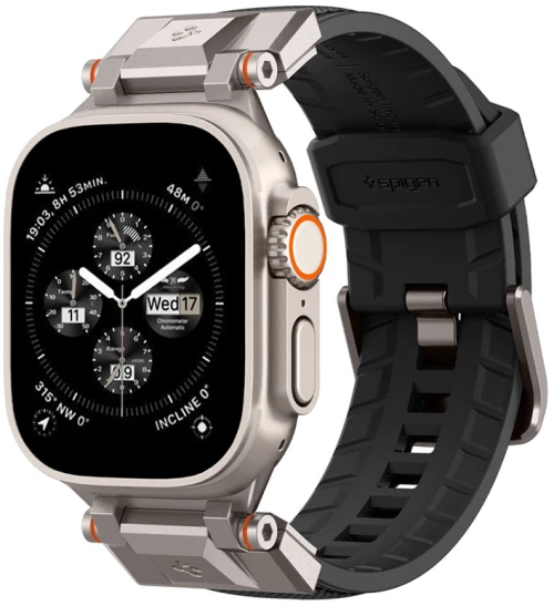 Spigen DuraPro Armor - Strap for Apple Watch 42/44/45/49 mm (Black)