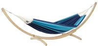 Αιώρα με ξύλινη βάση Kronos Set Santana Blue Santana