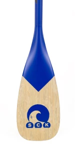 Κουπί SUP ρυθμιζόμενο 160-215cm Full Carbon με Bamboo λεπίδα - Onyx SCK