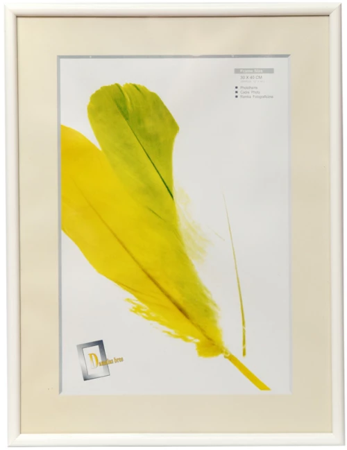 Κορνίζα ξύλινη για φωτογραφίες μεγέθους 30x40 σε  Λευκό  χρώμα GCG1010WH 30x40 | 10.8058