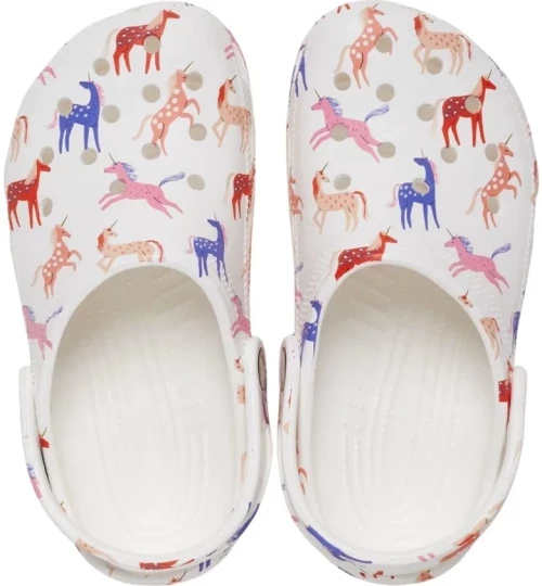 Crocs Classic Character Print Cloq- Unicorn 209695-9CD