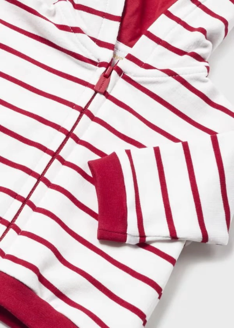 Mayoral Βρεφική ανοιξιάτικη Φόρμα 3 τεμαχίων  Better Cotton  Regular Fit κόκκινο 24-01817-024