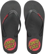 Santa Cruz Classic Dot Flip Flop Unisex Black