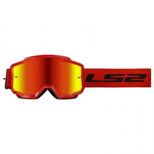 LS2 MX Μάσκα Charger Red Lens Iridium