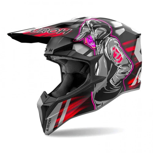 Airoh Wraaap Cyber Red Matt