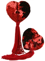 Naughty Love Heart Nipple Tassels