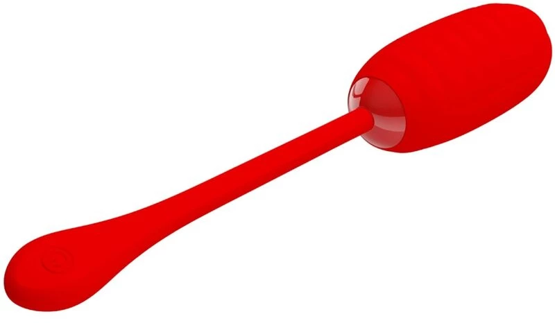 PRETTY LOVE - KIRK RECHARGEABLE VIBRATING EGG RED