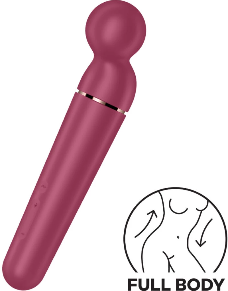 SATISFYER - PLANET WAND-ER VIBRATOR MASSAGER BERRY