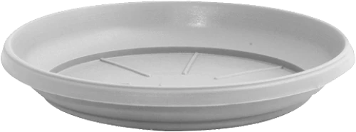Πιάτο Στρόγγυλο Ρηχό "Festone" - Γκρί