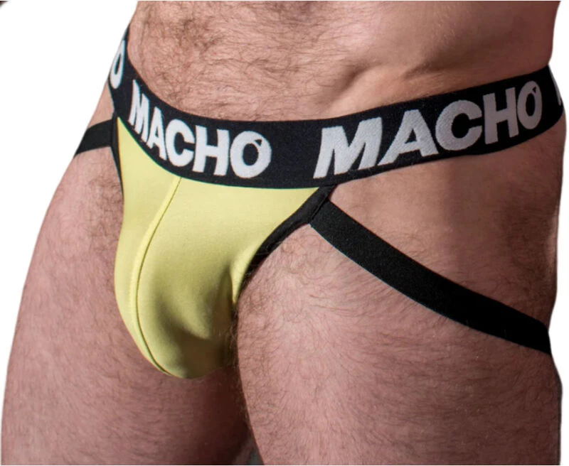 MACHO - MX25A JOCK LYCRA YELLOW