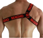 MACHO - ROMAN HARNESS RED