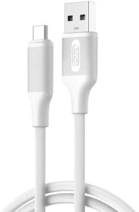 XO NB265 Καλώδιο Φόρτισης USB-C Janus Series, 1m, 3A, Λευκό