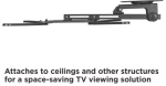 Brateck Βάση TV Οροφής LCD CM344 23''- 55''