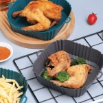 ΦΟΡΜΑ ΣΙΛΙΚΟΝΗΣ ΤΕΤΡΑΓΩΝΗ 21cm ΓΙΑ ΦΡΙΤΕΖΑ ΑΕΡΟΣ