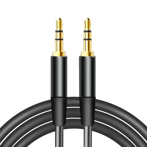 Maxlife audio cable jack 3.5 mm - jack 3.5 mm 1m black 5900495594716
