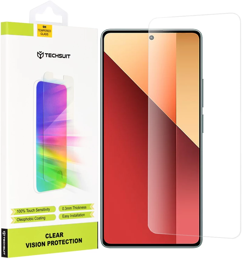 Techsuit Folie pentru Xiaomi Redmi Note 13 Pro 4G / Poco M6 Pro 4G - Techsuit Clear Vision Glass - Transparent 5949419087965