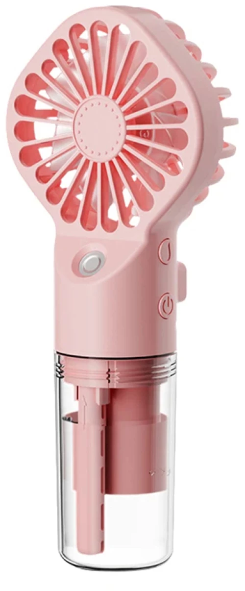 Techsuit Portable Fan with USB Port and 4 Speeds - Techsuit (G10) - Pink 5949419156555
