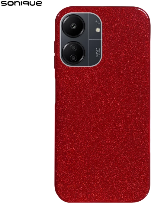 Θήκη Σιλικόνης Sonique Shiny Xiaomi Redmi 13C 4G / Poco C65 4G Κόκκινο 5210312021111
