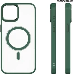 Θήκη Magnetic MagMetal Sonique Apple iPhone 15 Plus Πράσινο 5210312021975