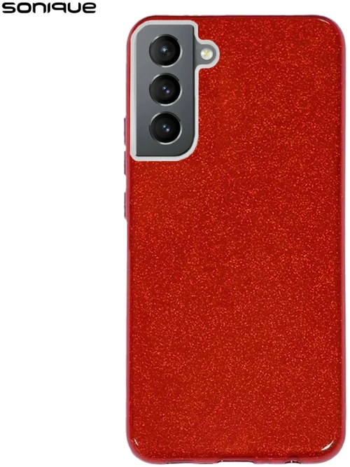 Θήκη Σιλικόνης Sonique Shiny Samsung Galaxy S22 Κόκκινο 5201101859909