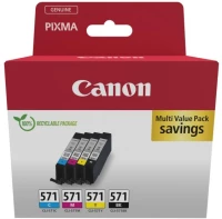 Canon Μελάνι Inkjet CLI-571 CMYK Multipack (0386C008) (CANCLI-571CMYK)