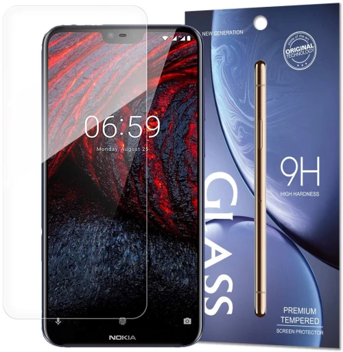 Tempered Glass 9H Screen Protector for Nokia 6.1 Plus / Nokia X6 2018 (packaging – envelope)