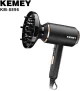 Πιστολάκι Μαλλιών με Φυσούνα 4000W Kemei  Ionic KM-8896 Μαύρο