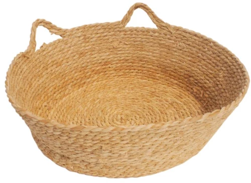 Καλάθι ψάθινο φυσικό Φ46Η15,5/20cm