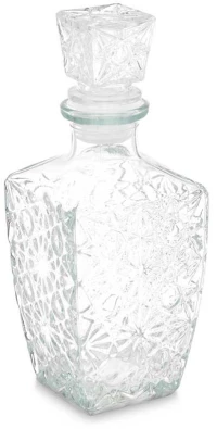 Καράφα γυάλινο διάφανη 450ml 8x8x20cm