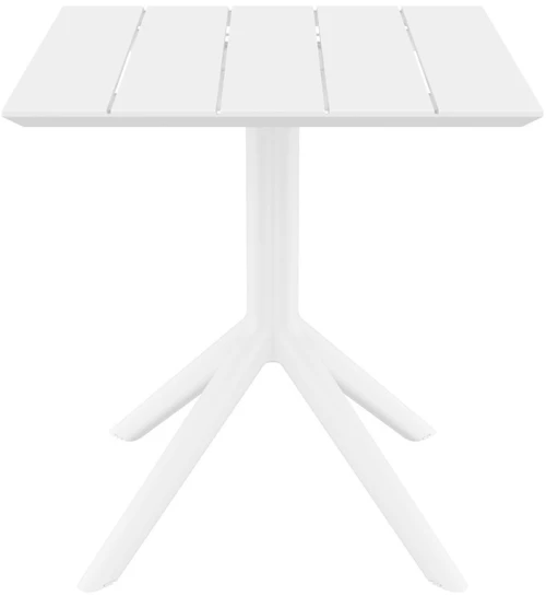 PARIS WHITE 70X70X74εκ. ΤΡΑΠΕΖΙ ΠΟΛ/ΝΙΟΥ