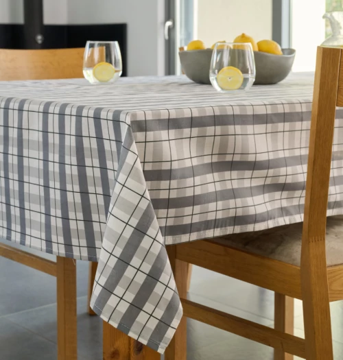 Τραπεζομάντηλα Κουζίνας Linia - Grey, 140x140cm