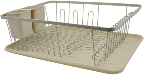 ΠΙΑΤΟΘΗΚΗ ΜΕΤΑΛΛΙΚΗ ΜΠΕΖ ΜΑΤ 43x32x14,5εκ.ANKOR - Ankor 836031