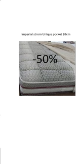 Imperial strom Unique 120x200x26cm pocket