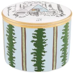 Ginori 1735 Porcelain Cylindrical Box Profumi Luchino Rain Rock Creek