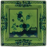 Ginori 1735 Porcelain Large Squared Vide Poche Oriente Italiano Malachite